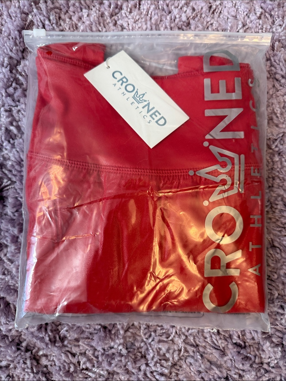 Crowned Athletics Bold Red Athletic Skort